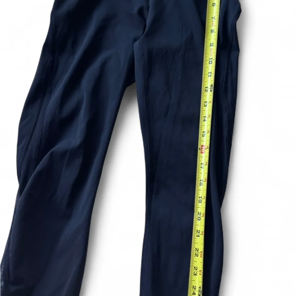 Lululemon Wunder Under Crop Mesh Leggings Black Size 4 | High Rise Luxtreme Yoga